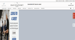 Desktop Screenshot of davenportgm.com